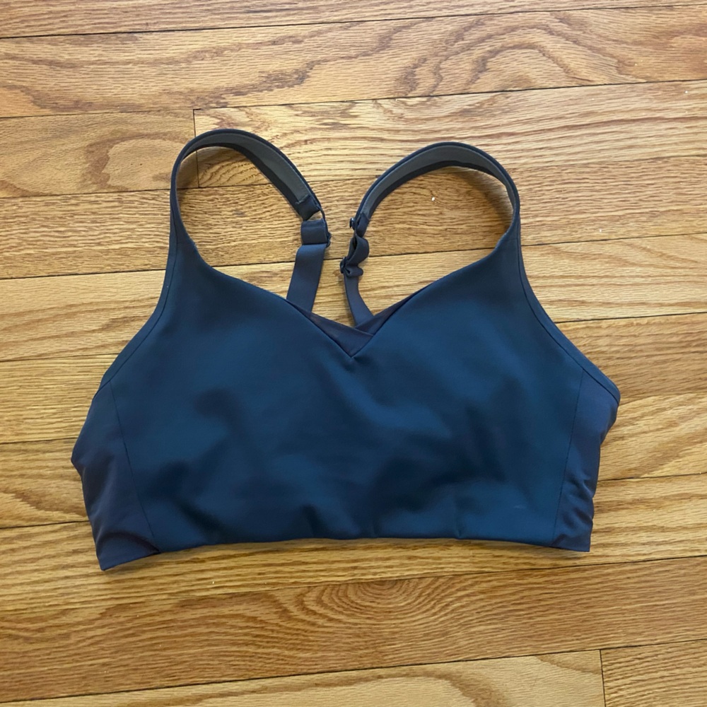 Brooks Drive Convertible Run bra Gray Hook and eye Sports Bra 34D